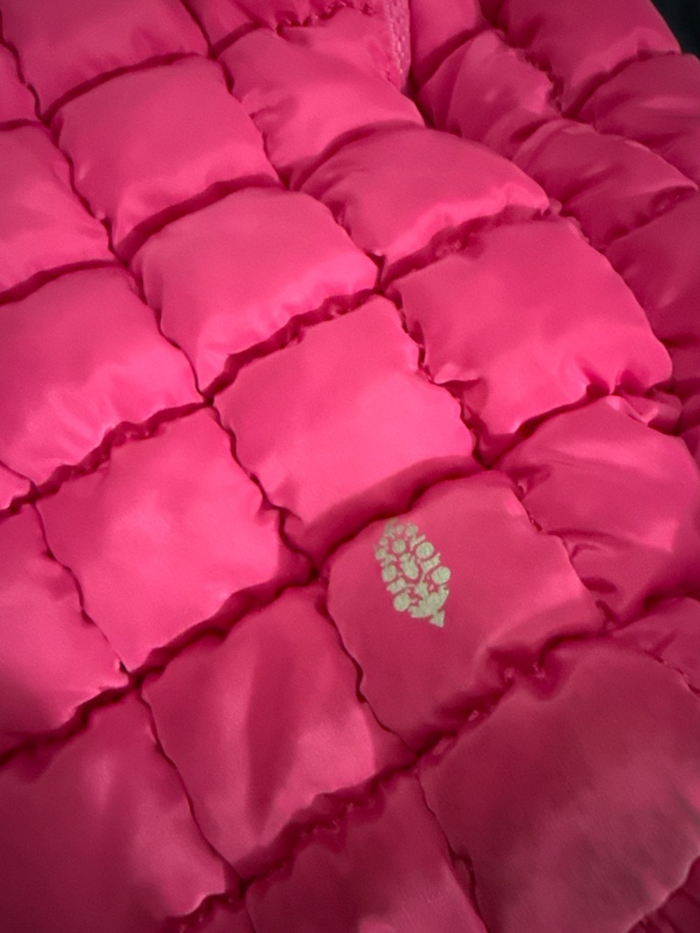 FP Movement Quilted Puffer Hobo Bag — Hot Pink / Raspberry, Free People - Picture 2 of 5